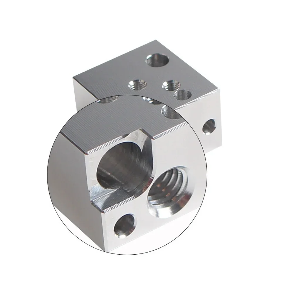 For SV07-Compatible Metal Heater Block for 3D Printer Extruder Engineered for Thermal Consistency and Mechanical Alignment