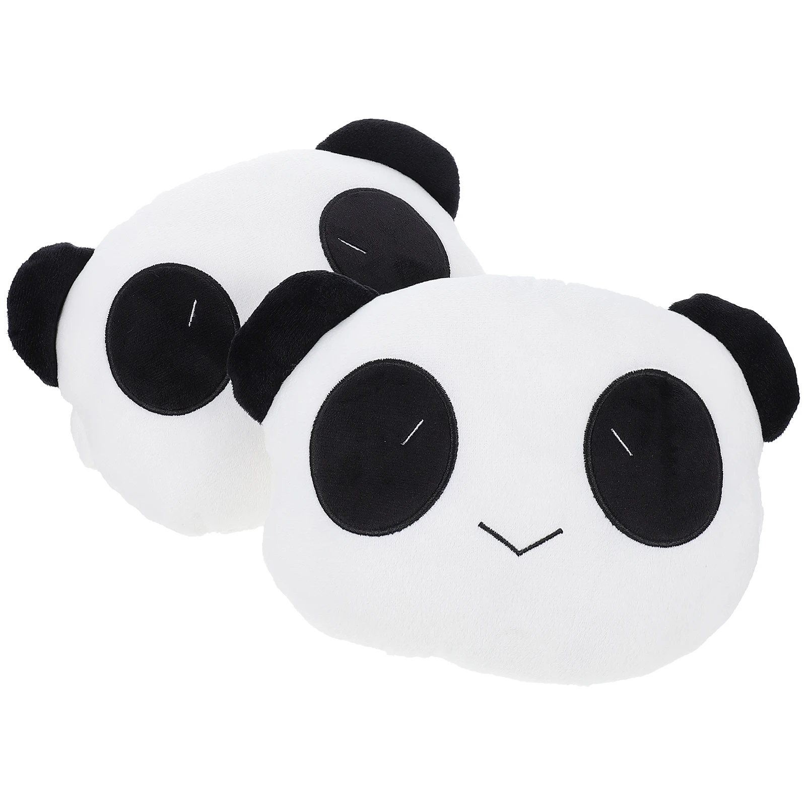 

2pcs Headrest Neck Pillow Set PP Cotton Car Seat Travel Accessories Long Time Sitting Support Comfortable Breathing