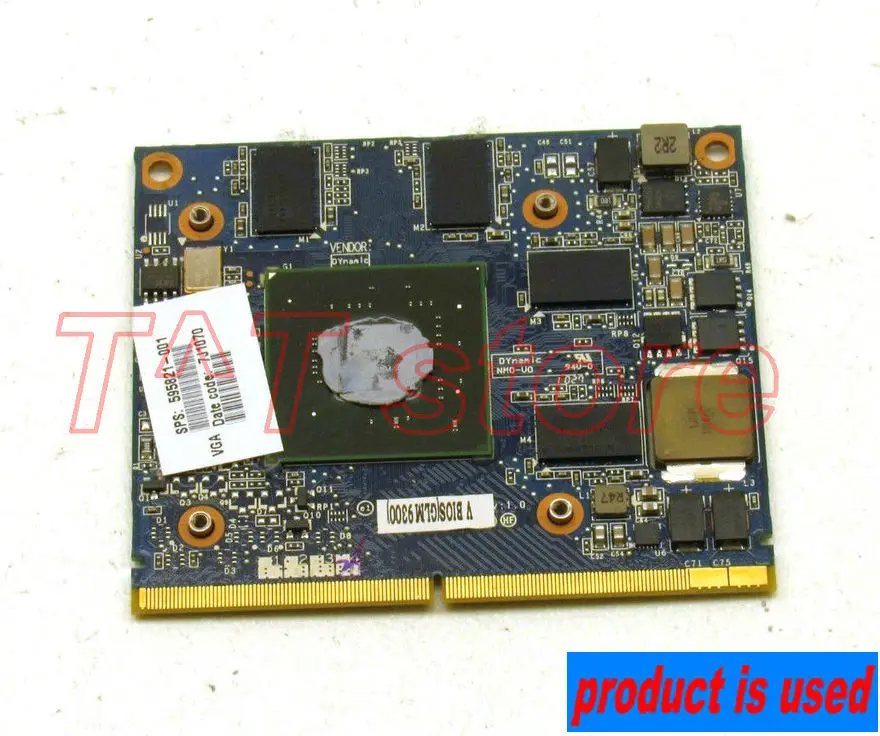 USED fx880m FX 880M for EliteBook 8540P 8540W 1GB VGA graphics Video Card LS-4951P N10P-GLM-A3 595821-001 works well