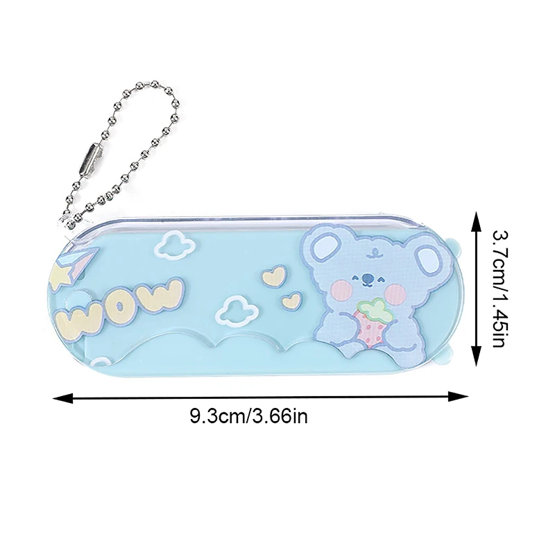 Mini brosse à cheveux en forme d'ours de dessin animé mignon pour petite fille, accessoire portable pour enfant, 1 pièce