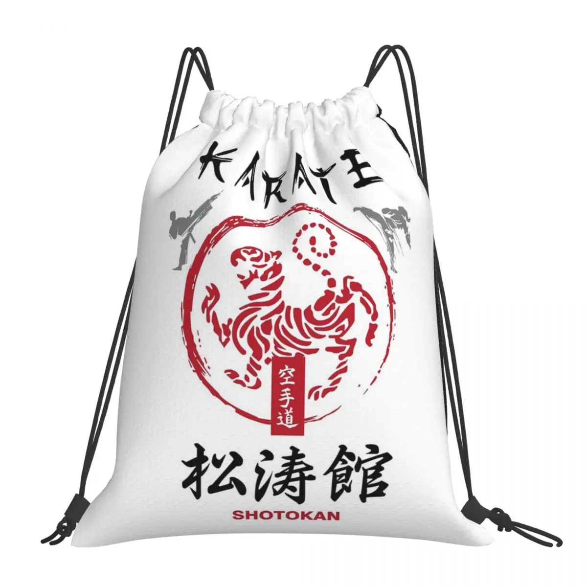 

Рюкзаки для каратэ, повседневные портативные сумки на шнурке, сумка для мелочей, сумки для книг для мужчин и женщин, студентов