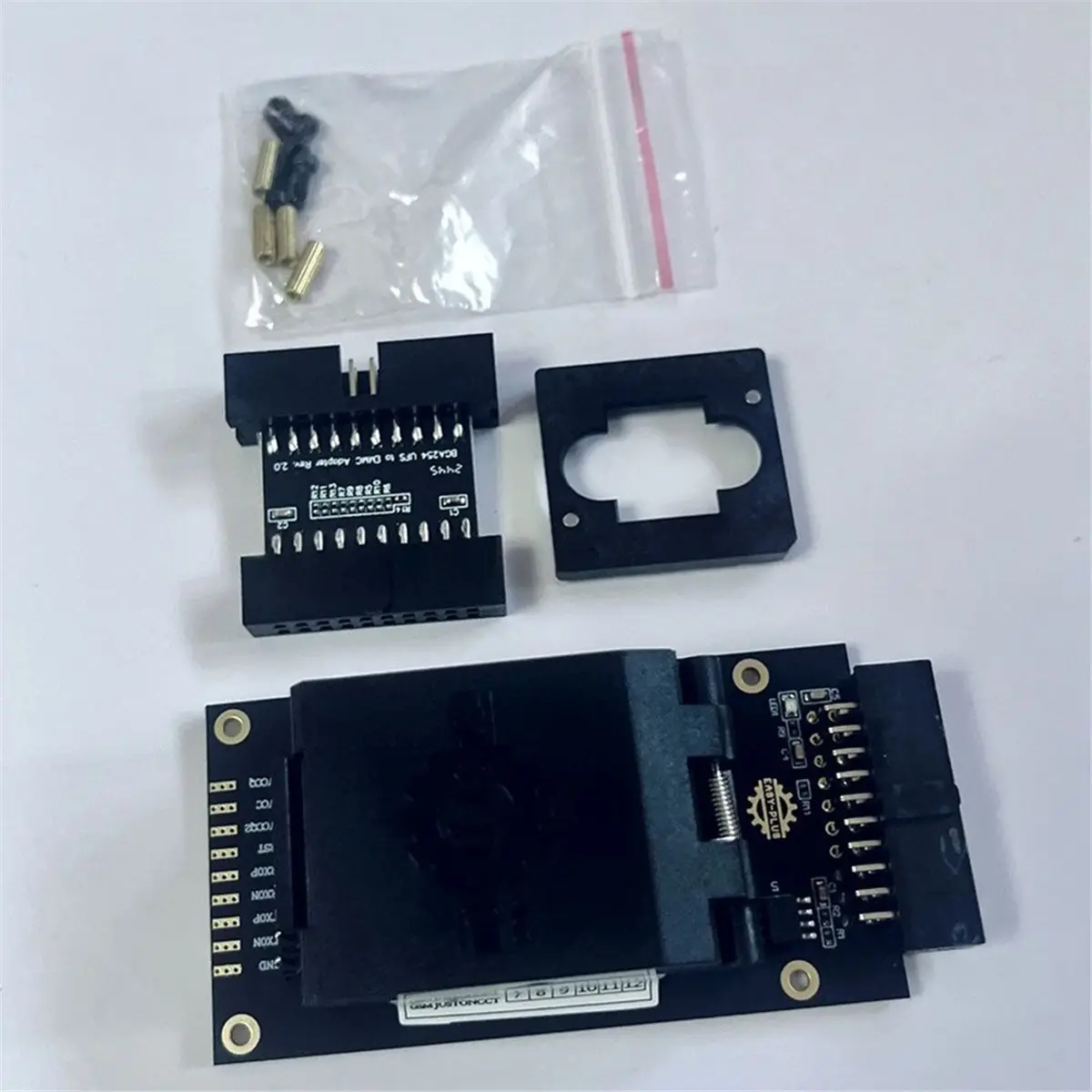 SWXF Newest for Easy-Jtag Plus UFS BGA-254 Socket / EMMC 254(EMMC +UFS 2 in 1) Adapter for EASY JTAG PLUS BOX Work