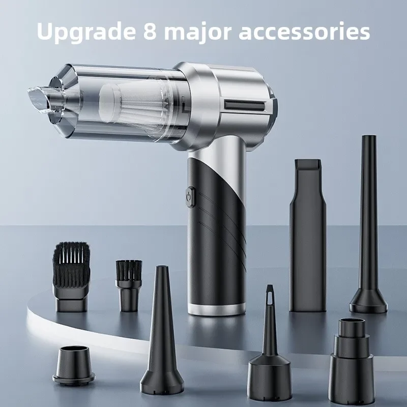new Wireless Vacuum Cleaner Multi-function Strong Blowing Suction Household Small Air Extraction Handheld High Power Mite Remova