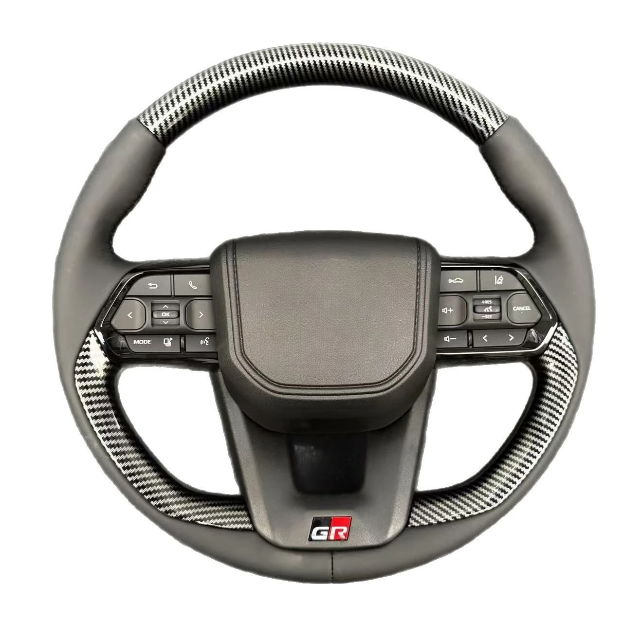 

Suitable for LC Elfa 80 series Hilux Land Cooluzer crown carbon fiber steering wheel