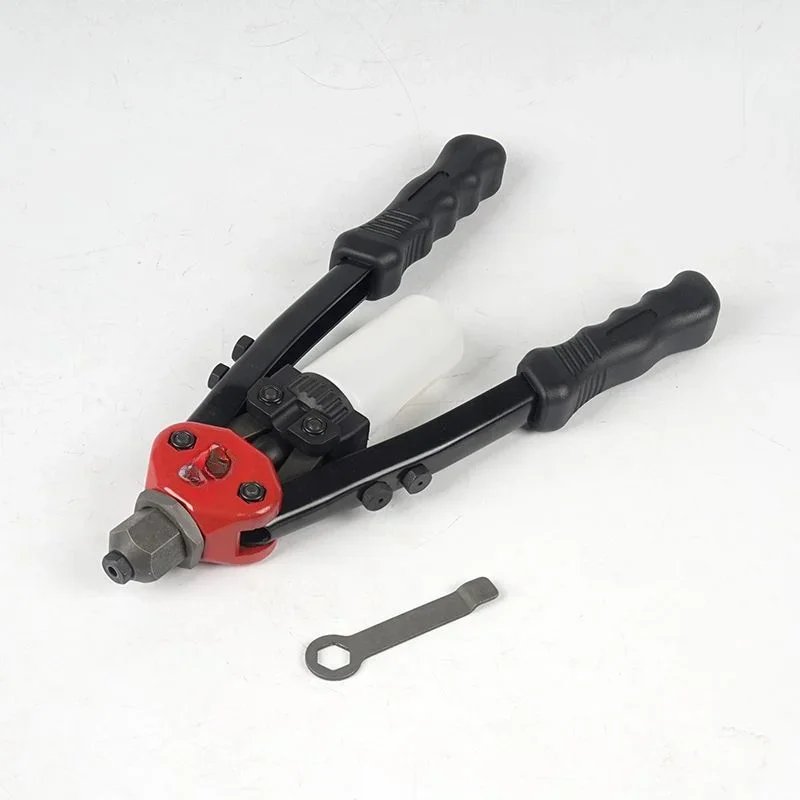Handle Manual Labor-saving Cap Gun Manual Core Pulling Rivet Gun Industrial Grade Heavy Duty Double Nail Riveting Gun 320mm T