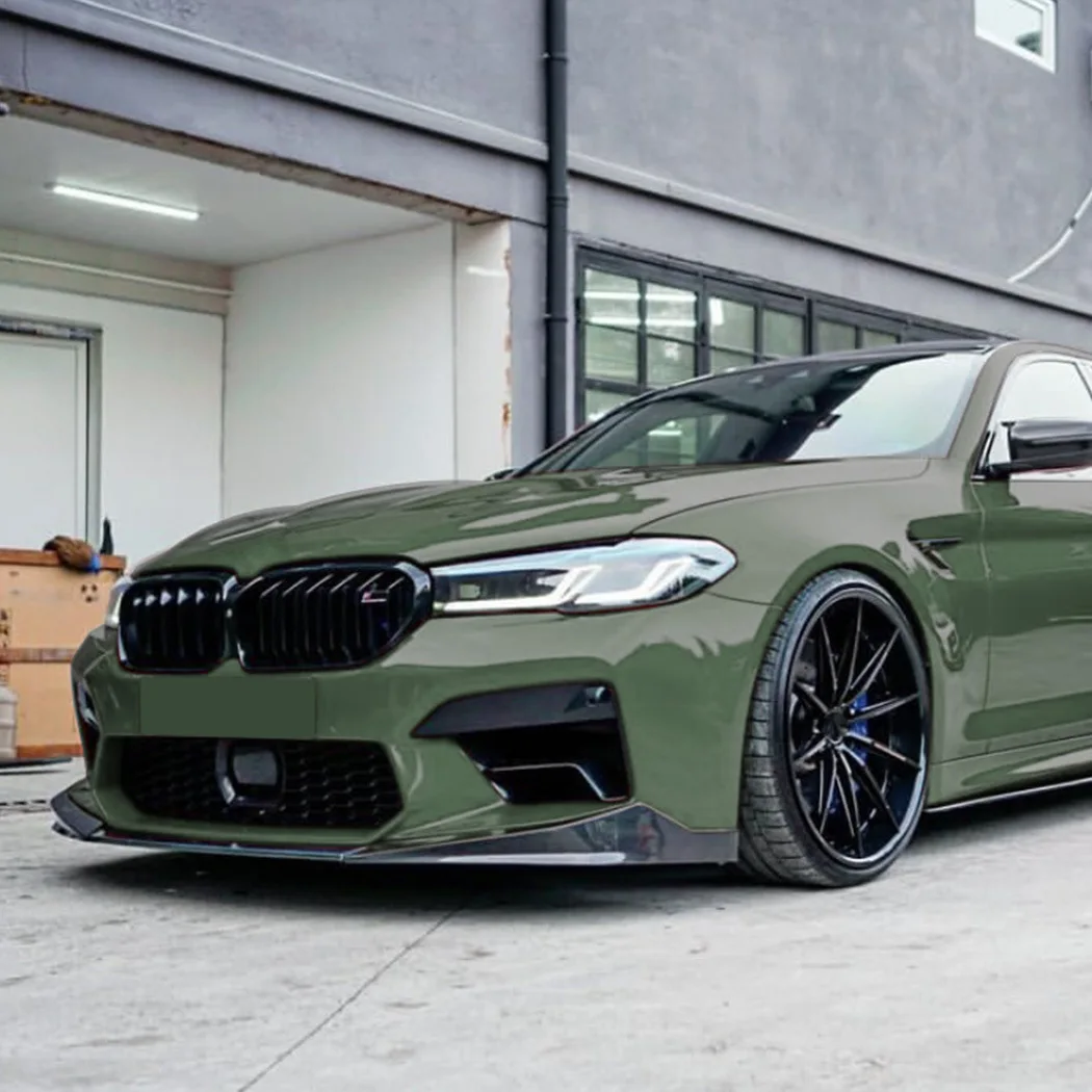 

For BMW 5 Series F90 M5 2021-2024 Facelift Car Front Bumper Lip Splitter Spoiler Diffuser Protector Gloss Black Bodykits Tuning
