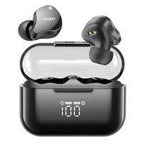 TOZO T18EP Bluetooth 5.3 True Wireless Stereo Earbuds IPX7 Waterproof in Ear Headset Call Noise Reduction Headphones