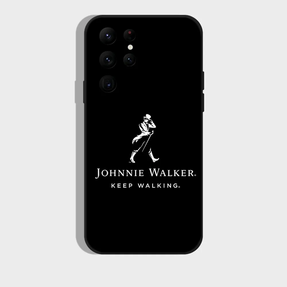 J-JohnnieS Walker Logo Phone Case for SamsungS24,S23,S22,S21,S20 Ultra Pro S10,S30Plus,20 Ultra Black Cover