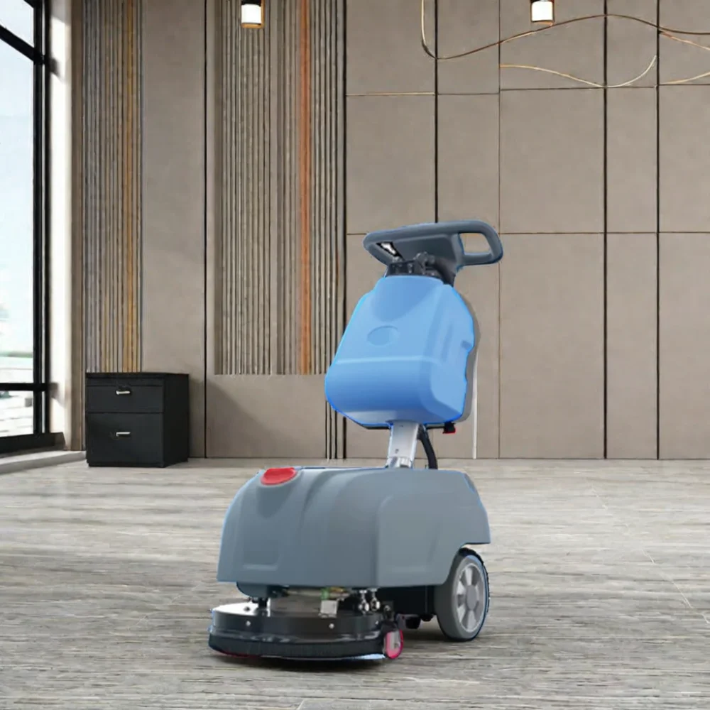 New Condition Electric Floor Cleaning Machine Hand Push Walk-Behind Scrubber