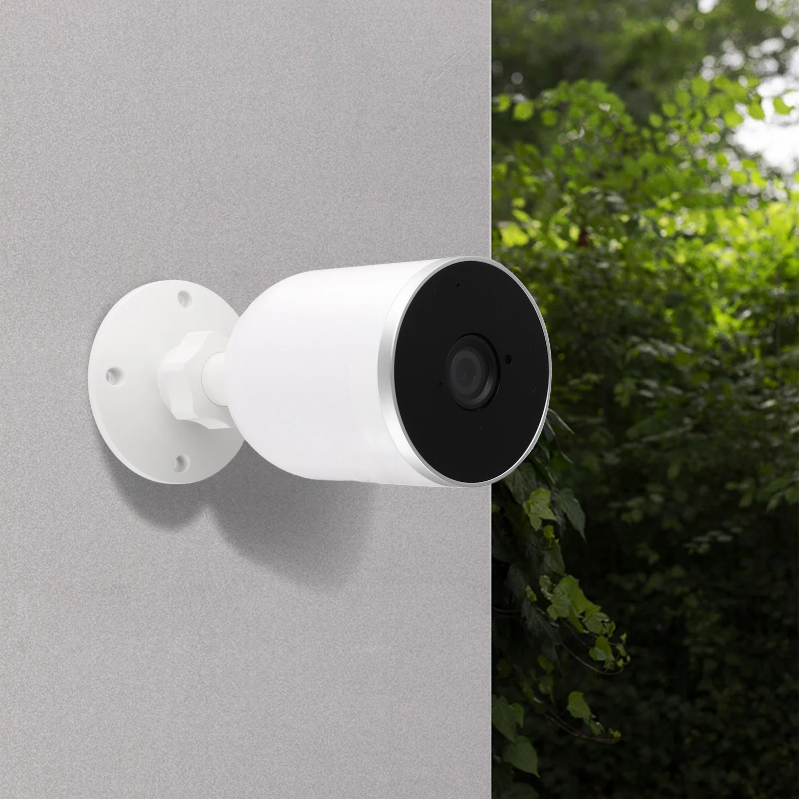 2K WiFi Outdoor Monitor Camera with For Night Vision Motion Detection and Two Way Intercom for Enhanced Security