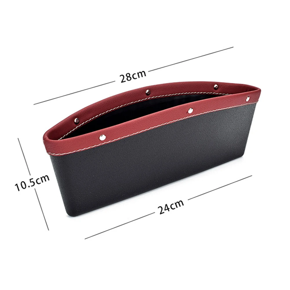 None Storage Bag Car Truck ABS Car Storage Bag Interior Accessories 1pc 28*10.5CM Black/Maroon/Brown/Beige Durable