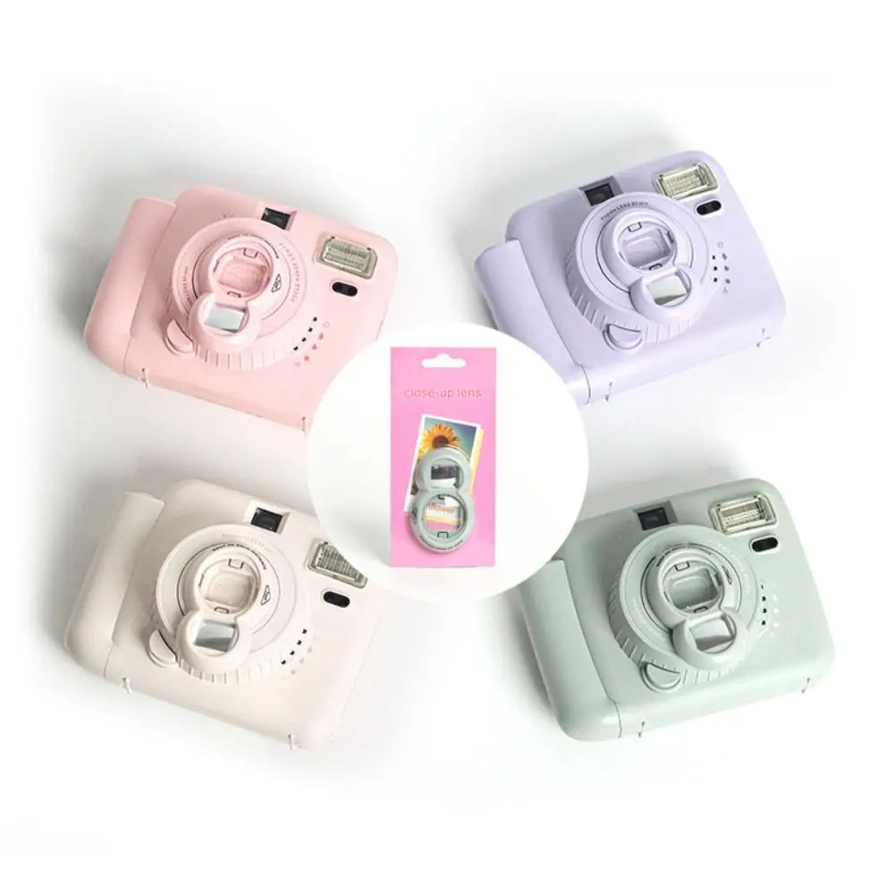 

Assisted Selfie Filter Ring PP Material Solid Color Close Up Lens Lens Accessory for Instax Mini7+/7S/7C/8/9/popoto Lenses