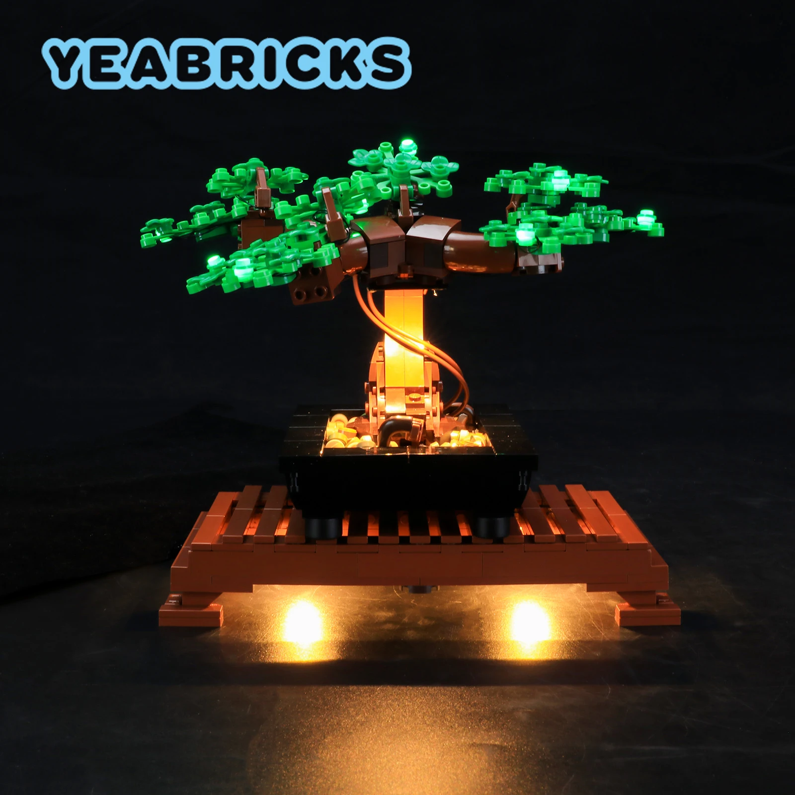 YEABRICKS LED Light Kit for 10281 Green Bonsai Tree Building Blocks Set (NOT Include the Model) Bricks Toys for Children