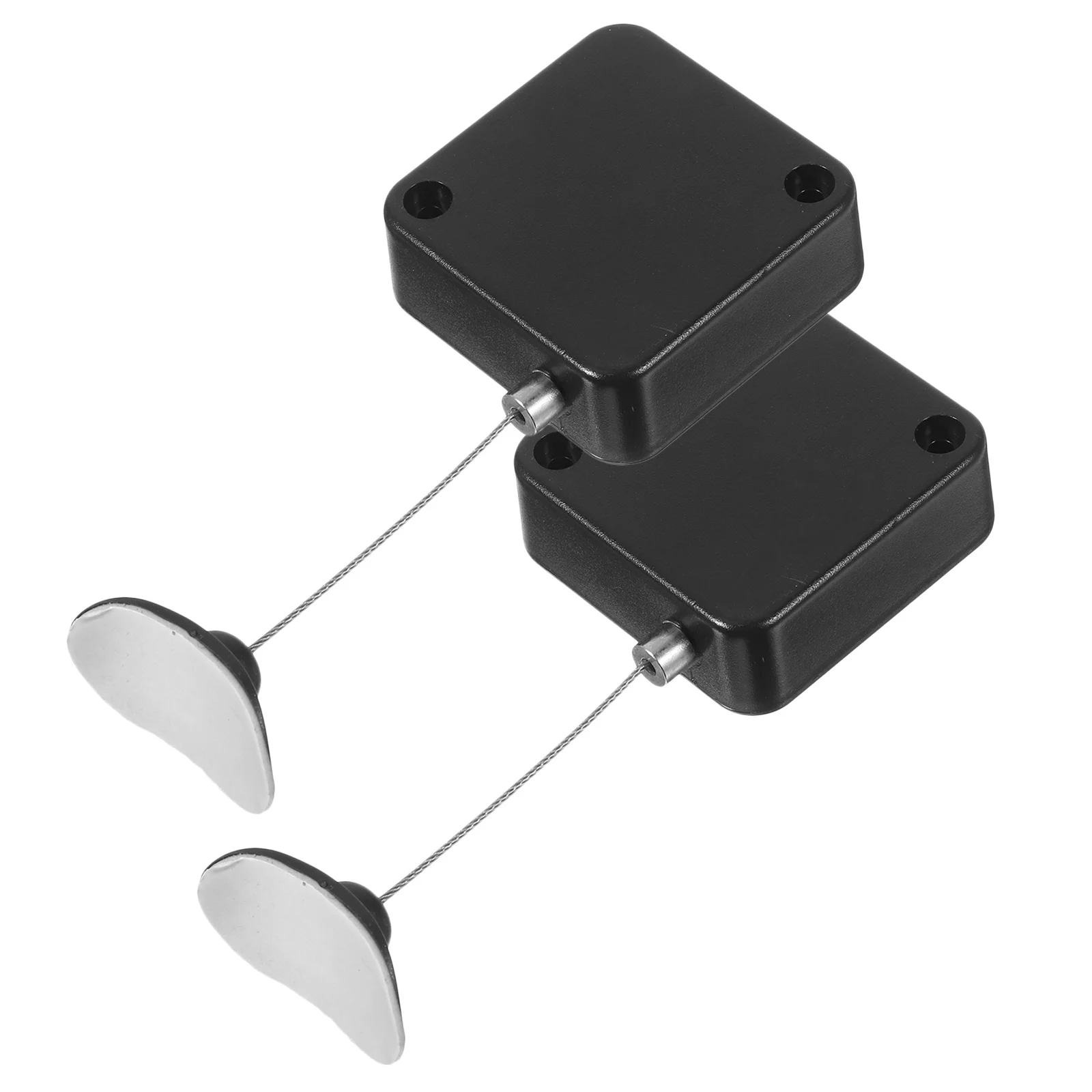 2 Pcs Anti-lost Wire Rope Cable for Remote Control DVD Tether Holder Portable Door Lock Retractable Leash Bracket Security