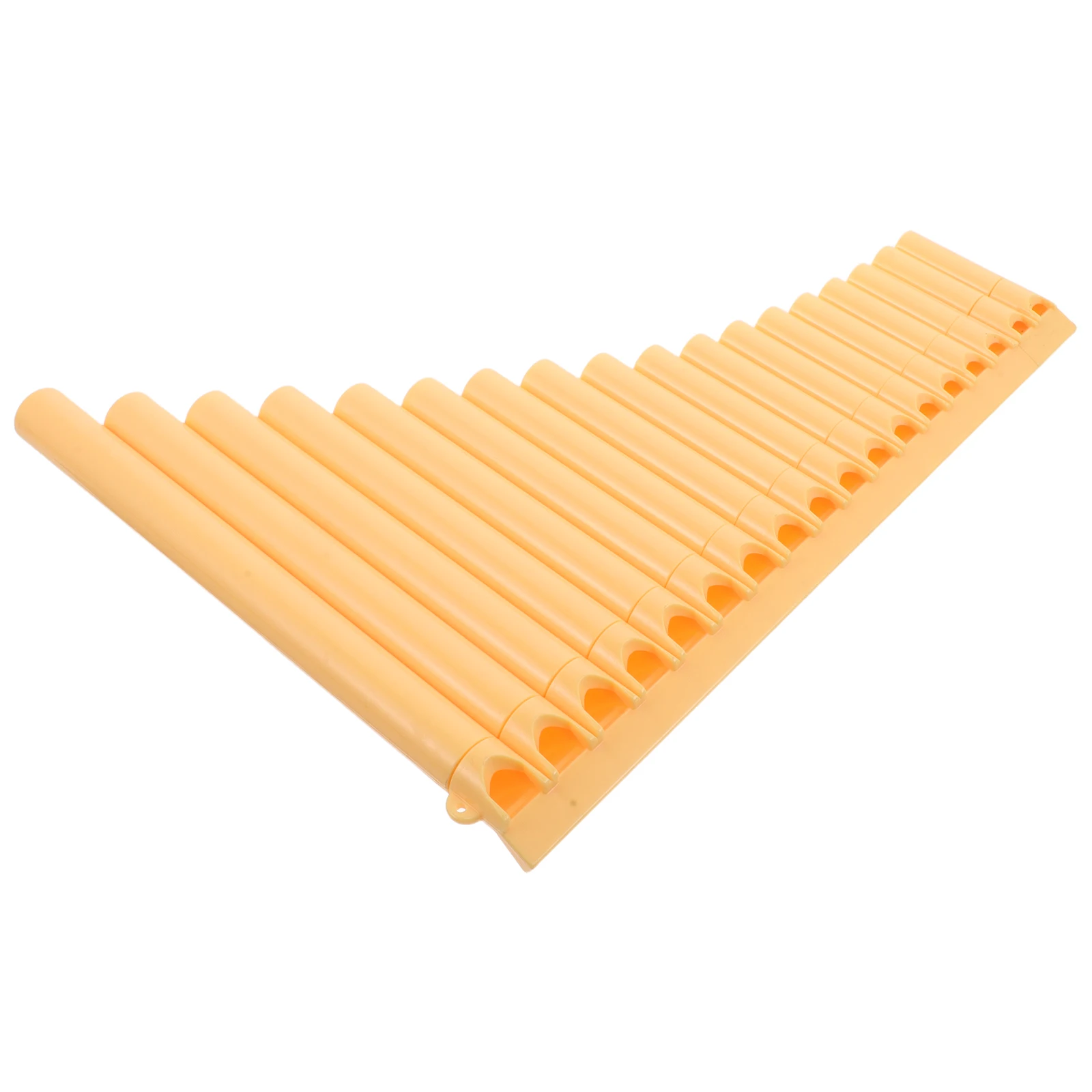 16-Röhren-Pfannflöte, gelb, anfängerfreundliches chinesisches traditionelles Musikinstrument für Schulmusikunterricht, Übungskonzert