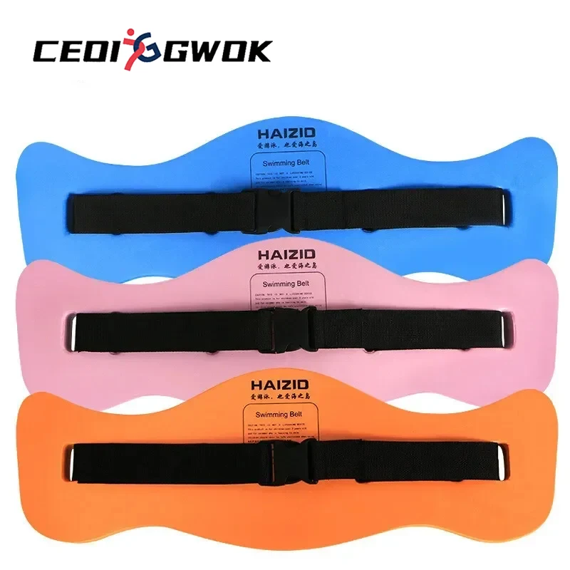 

CEOI GWOK Надувные матрасы из ЭВА Плавучесть для плавания Утолщенная талия Плавучесть воды в форме рыбы Регулируемый пояс Ремни для практики плавания