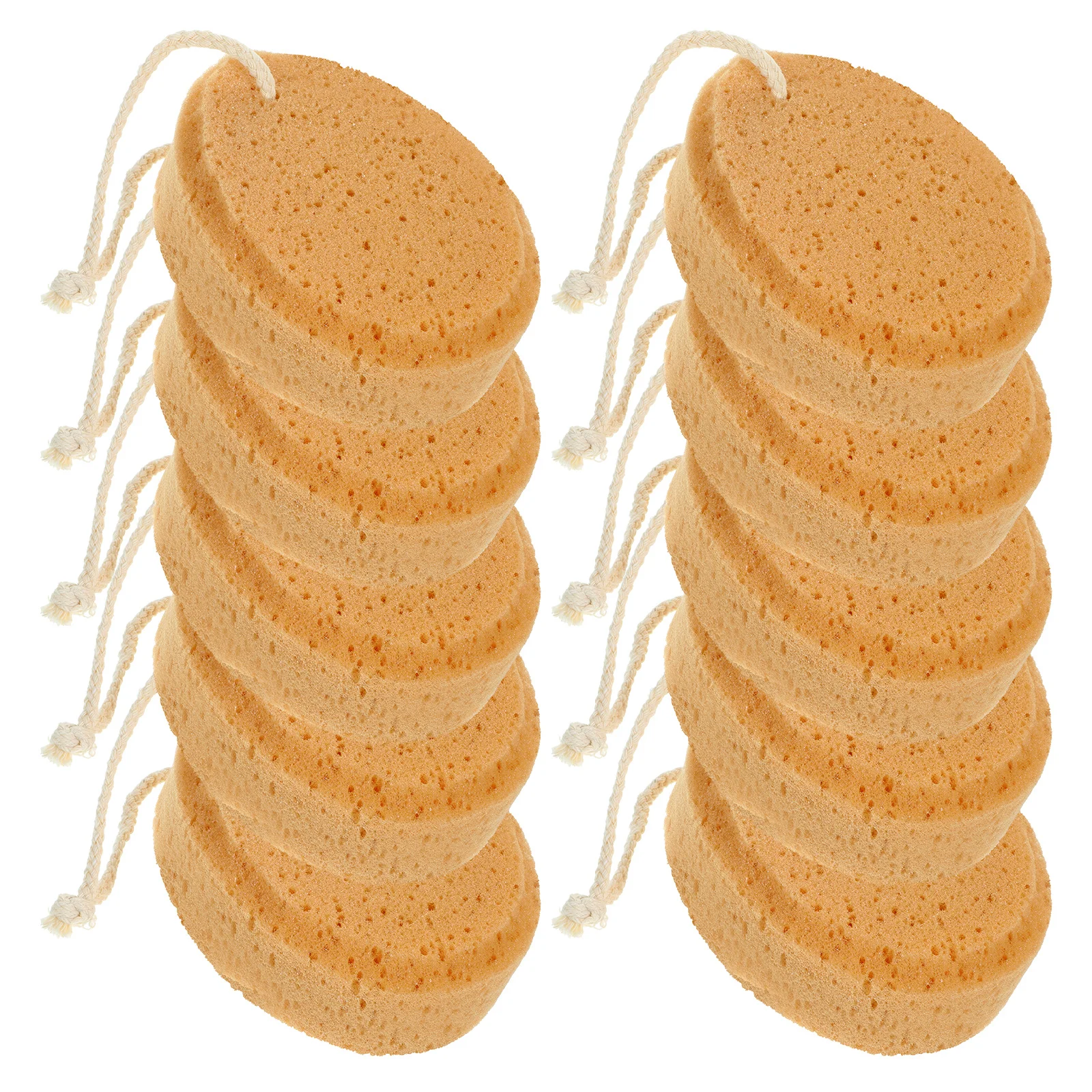 

10Pcs Bath Sponge Honeycomb Design Extra Absorbent for Gentle Exfoliating Shower Sponge Natural Skin Care Cleansing