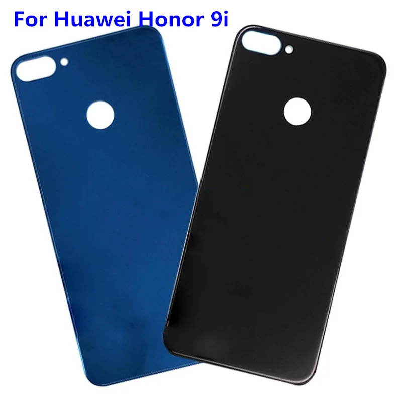 Cubierta trasera para Huawei Honor 9i, cubierta trasera para batería, cubierta de vidrio con lente