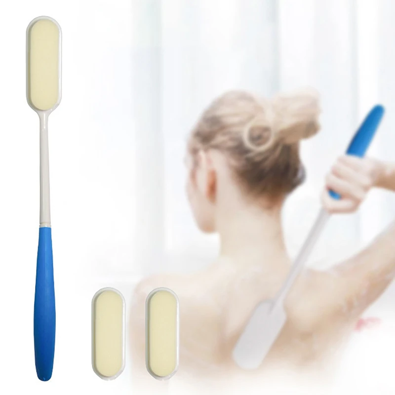 Aplikator Tabir Surya Lotion Multifungsi Profesional Rumah Pria Wanita Aplikator Belakang Sikat Gagang Panjang Portabel Nyaman