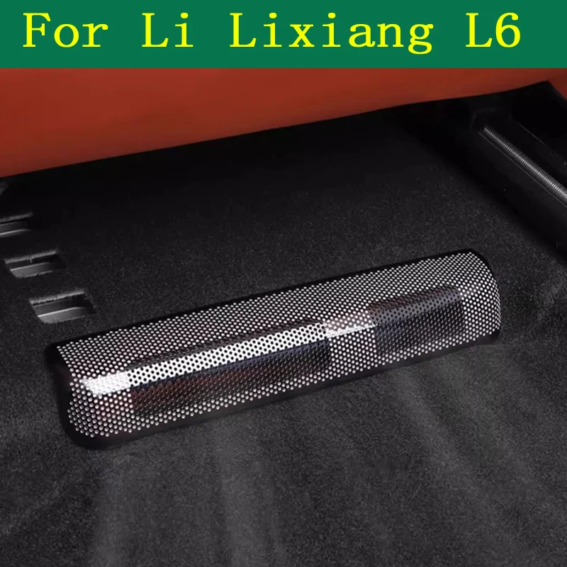 For Li Lixiang L6 2024 Vents Cover Under Seat Outlet Protector Anti-blocking Dust Mesh Interior Car Accessories