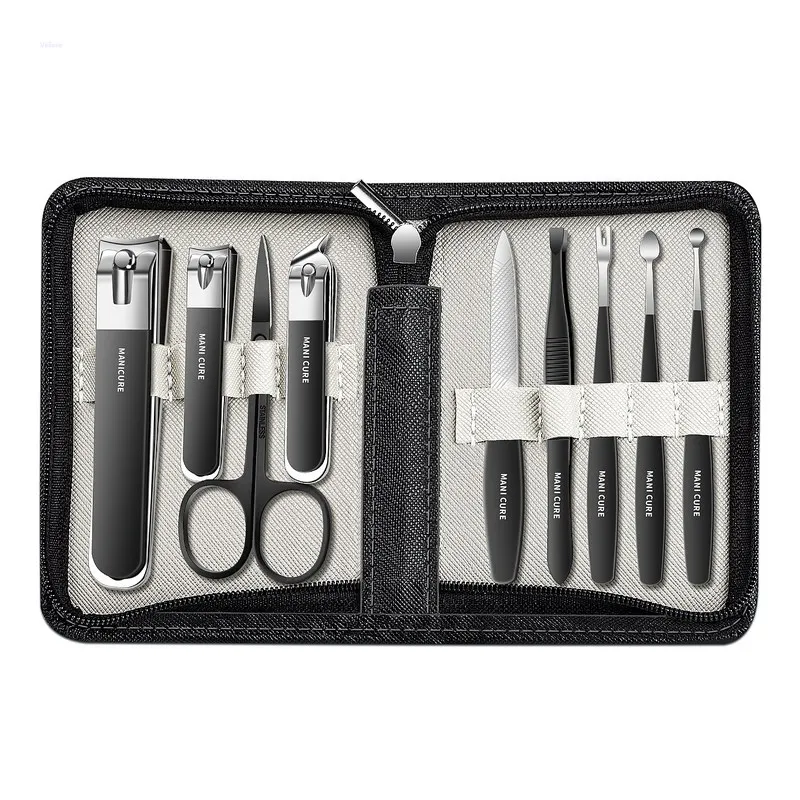 Stainless Steel Nail Clipper Set For Home Manicure Pedicure Tool Kit For Men Women High End Grooming Gift Set Box
