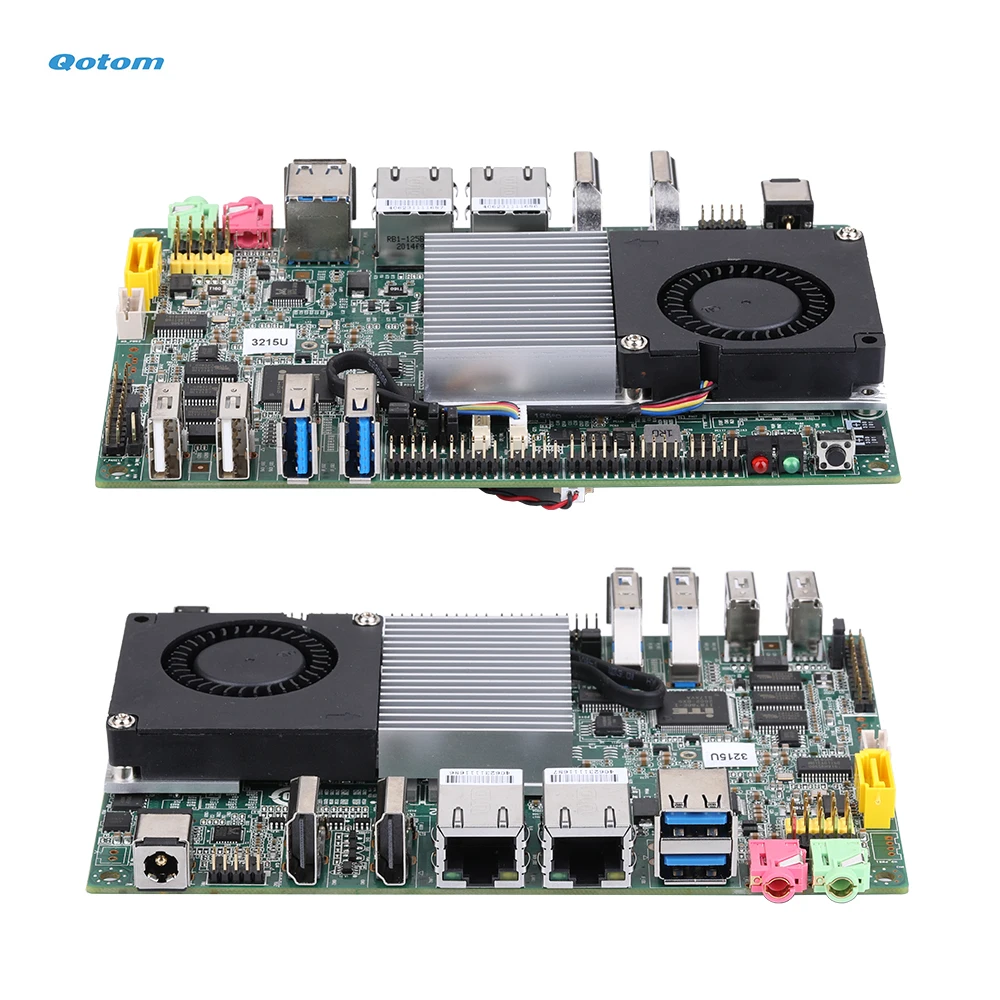 Qotom 3.5 بوصة اللوحة الأم للكمبيوتر الشخصي الصغير Core i5-5200U المعالج على متن TDP 15W #5