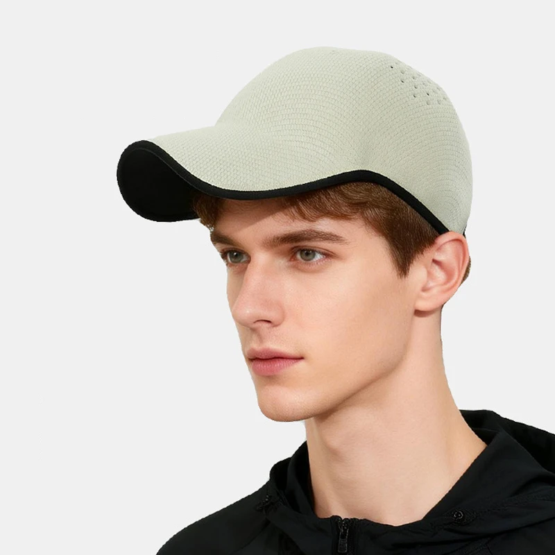 

Baseball Cap Men Women Summer Curve Bill Fitted Hat Sun Protection Breathable Accessory For Golf Running Sports Beach Outdoor