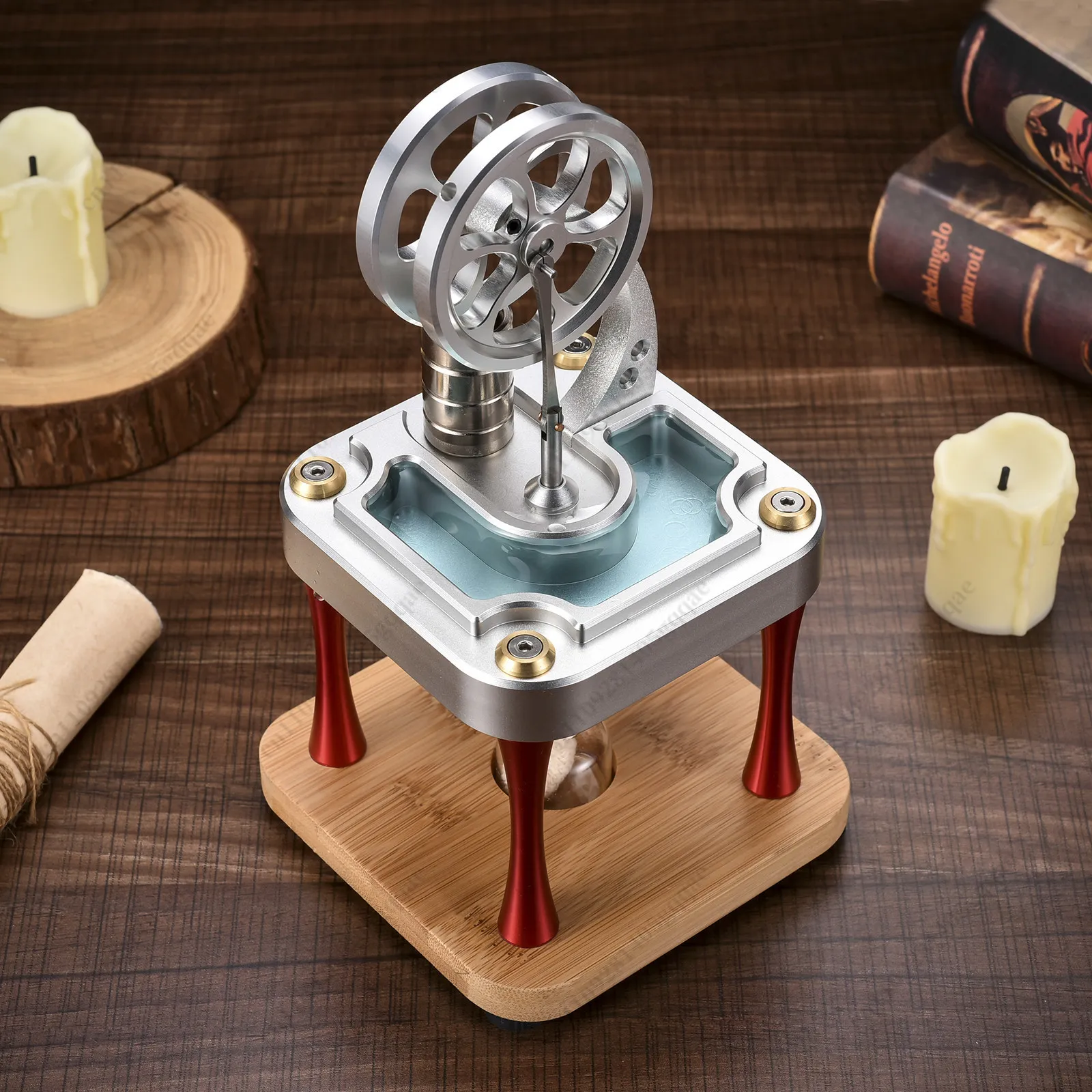 Für Stirlingmotor-Modell Metallenergiezylinder mit Wasserkühlsystem für wissenschaftliche Bildung und Demonstration – Detail 5