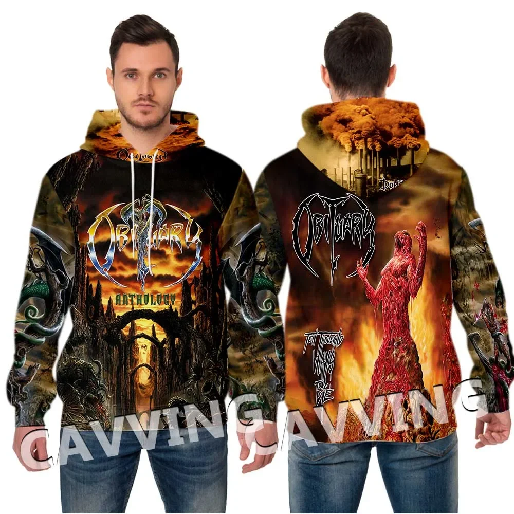 Obituary Band 3D Printed Fashion Hoodies Hooded Sweatshirts Harajuku Hoodies Sweatshirts Tops Clothing for Women/men