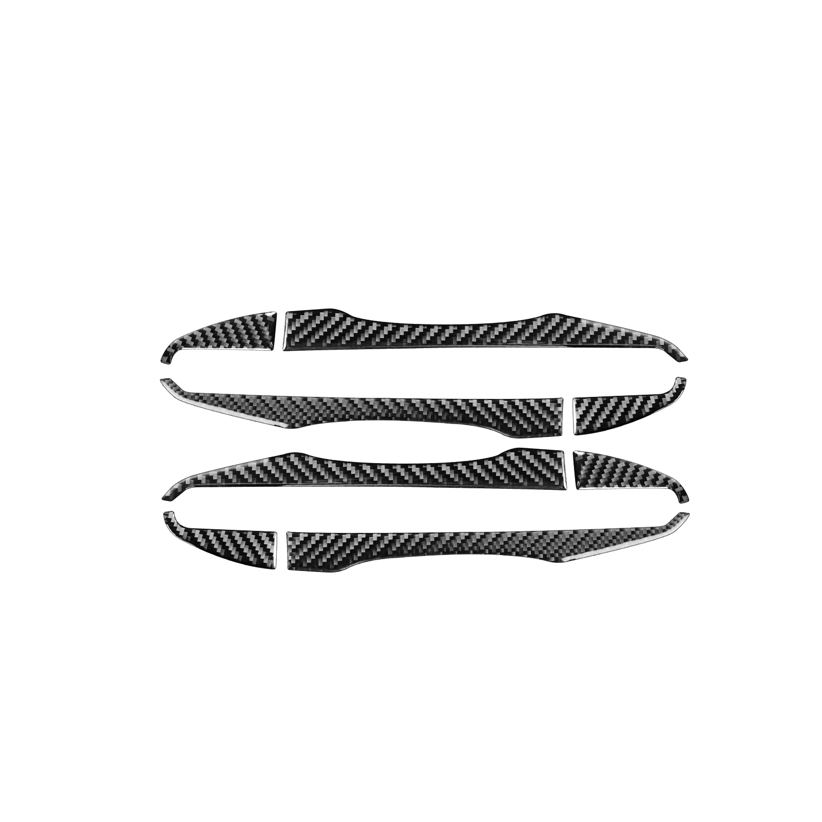 Carbon Fiber For Toyota Corolla 2014-2018 Car Exterior Door Handle Cover Trim Customizable Car Sticker Interior Accessories