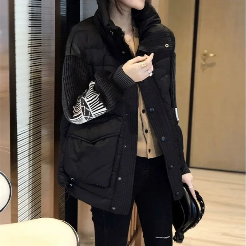 Korean Fashion Parkas Luxury Designer Jackets Coats Woman Black Elegant Winter Puffer Coat 2024 Women\'s Down Jacket Sale Trend