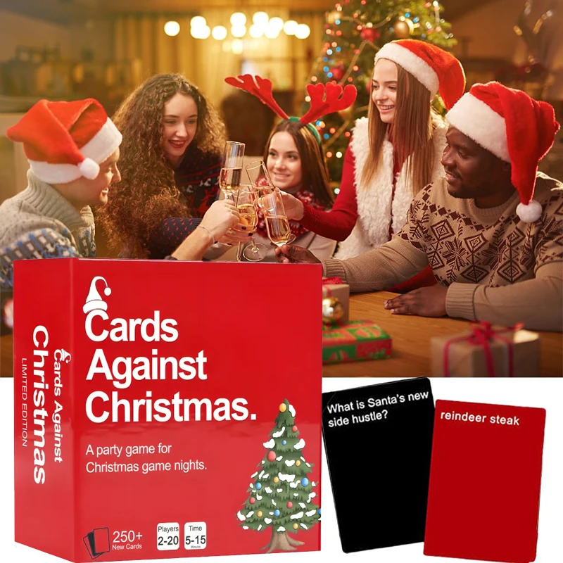 Anti-christmas Card Expansion Set Board Game Card Game Family Friends Festive Gathering Game Card