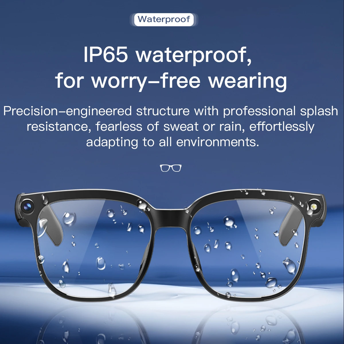 جديد AI النظارات الذكية 8MP كاميرا تسجيل الفيديو ChatGPT تشغيل الموسيقى سماعة بلوتوث الرجال النساء الهدايا نظارات عصرية 2025 #6