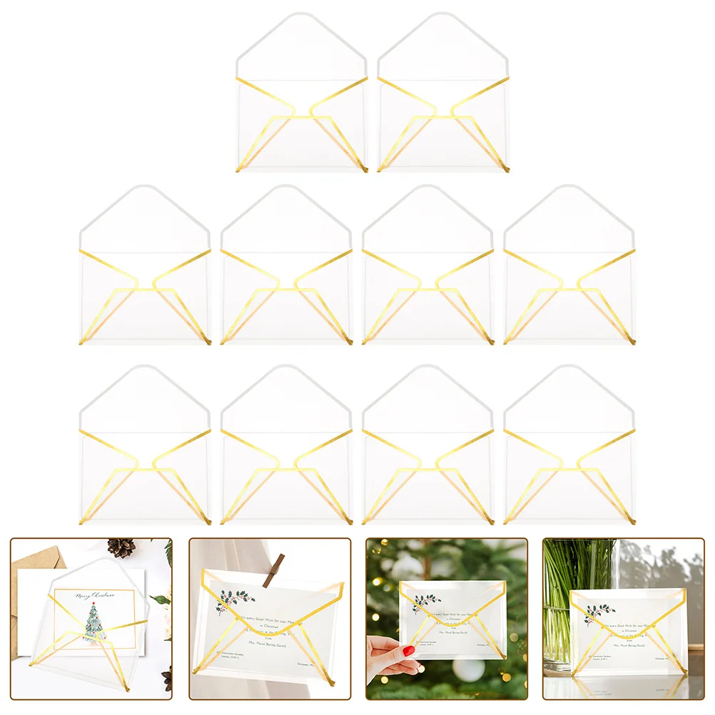 10 stuks retro doorschijnende envelop wit 6x9 inch voor bruiloft uitnodigingskaarten geschenkopslag lege enveloppen praktische duidelijke brief