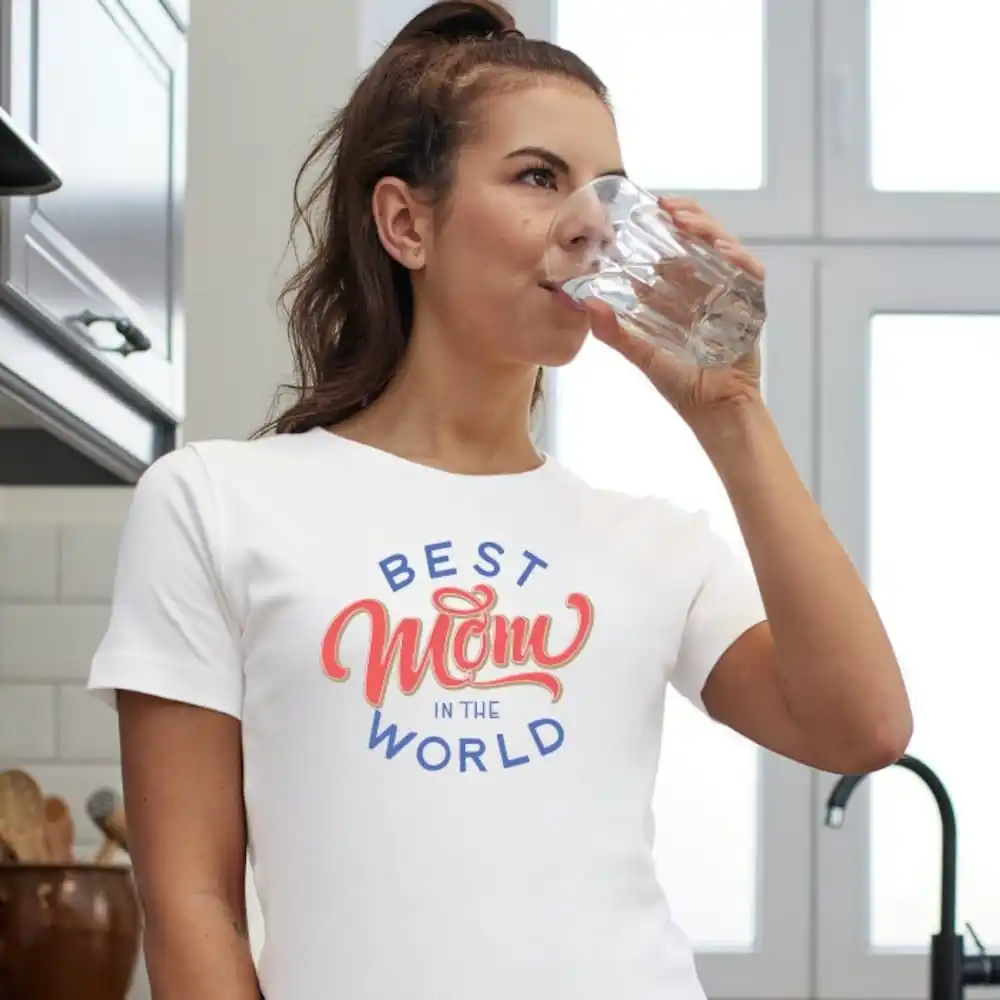 Mothers Day T Shirt Mom Present Super Best Daughter