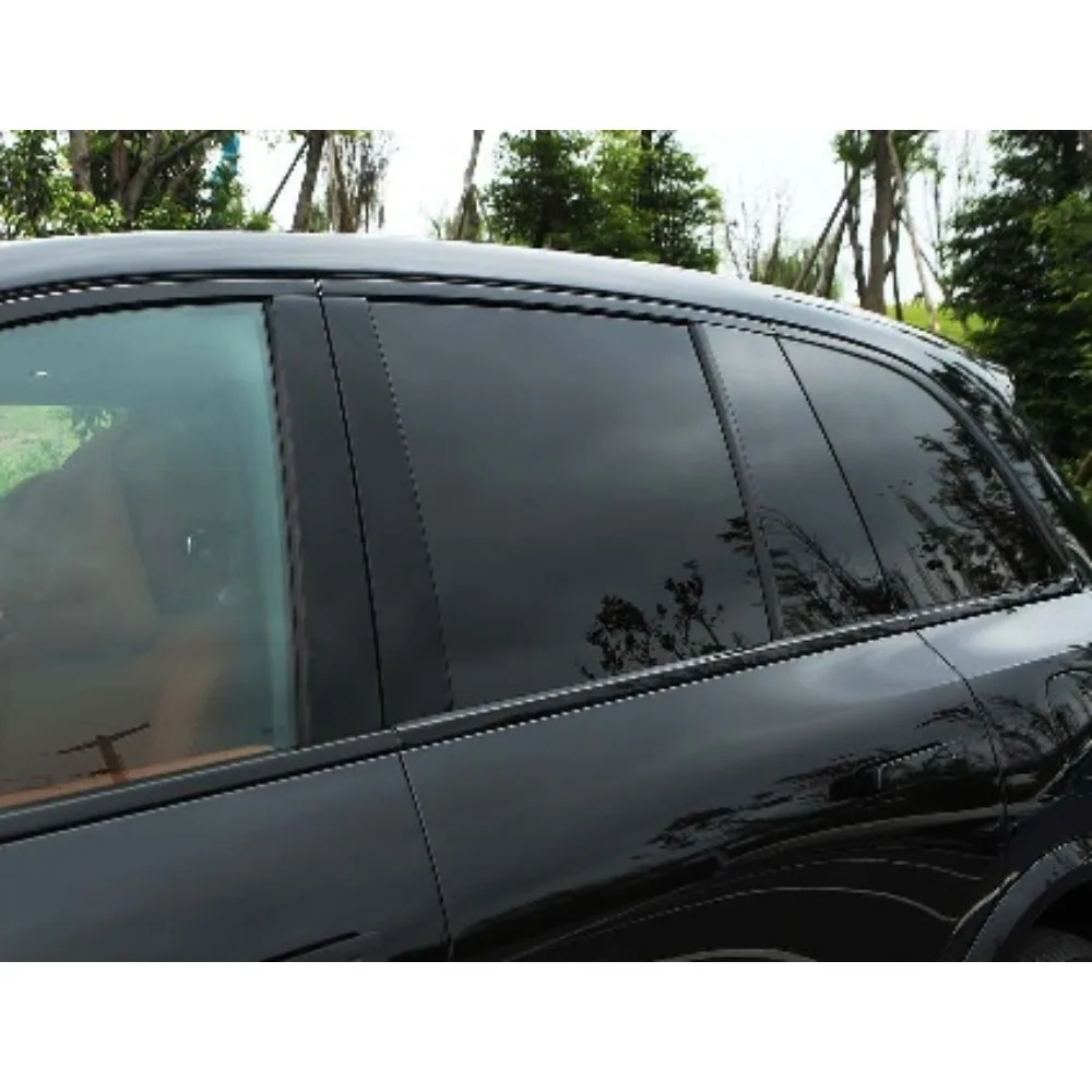 New Energy Vehicle Components for Li Auto L6 L7 L8 L9 ABS Black Glossy Window Trim Strips Exterior Accessories