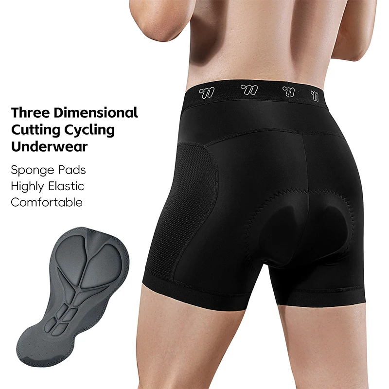 WESTBIKING Summer Men's Pro Cycling Shorts Breathable Underwear 3D Padded Sports Riding Bike MTB Leg Anti-Slip Bicycle Underpant