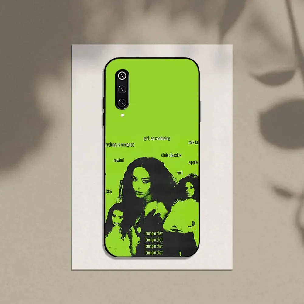 Singer C-Charli XCX BRAT Phone Case For Xiaomi 11 Redmi Note 11 5G 8T 9A 9 10T Note8Pro Note9 12SUltra Black Case