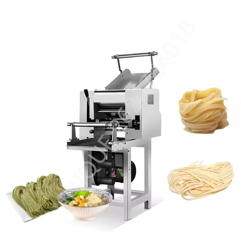 

Automatic Electric Stainless Steel Noodle Pressing Machine Commercial Noodle Presses and Adjustable Thickness Cutting Maker