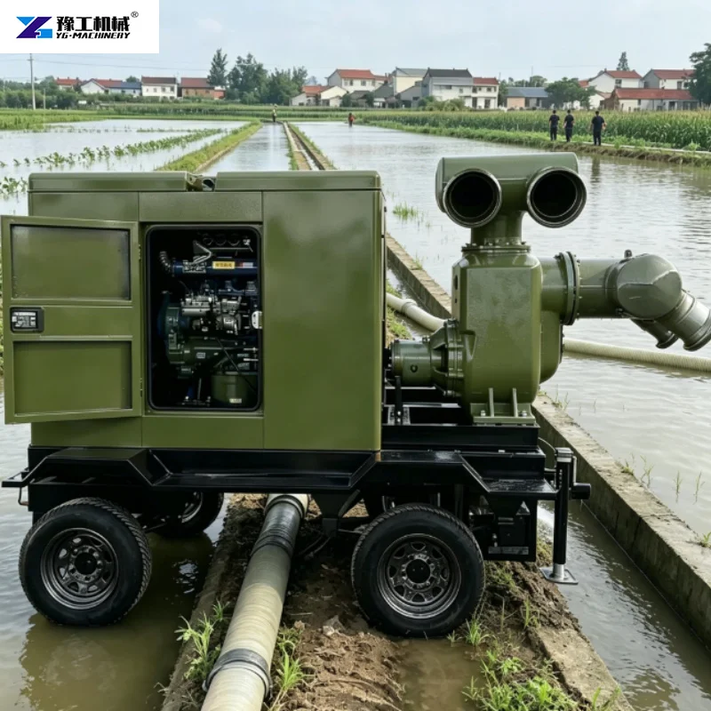 Flood Control Pump Truck Powerful Self Priming Capacity High Flow Pump For Underground Commercial Space Flood Rescue Work
