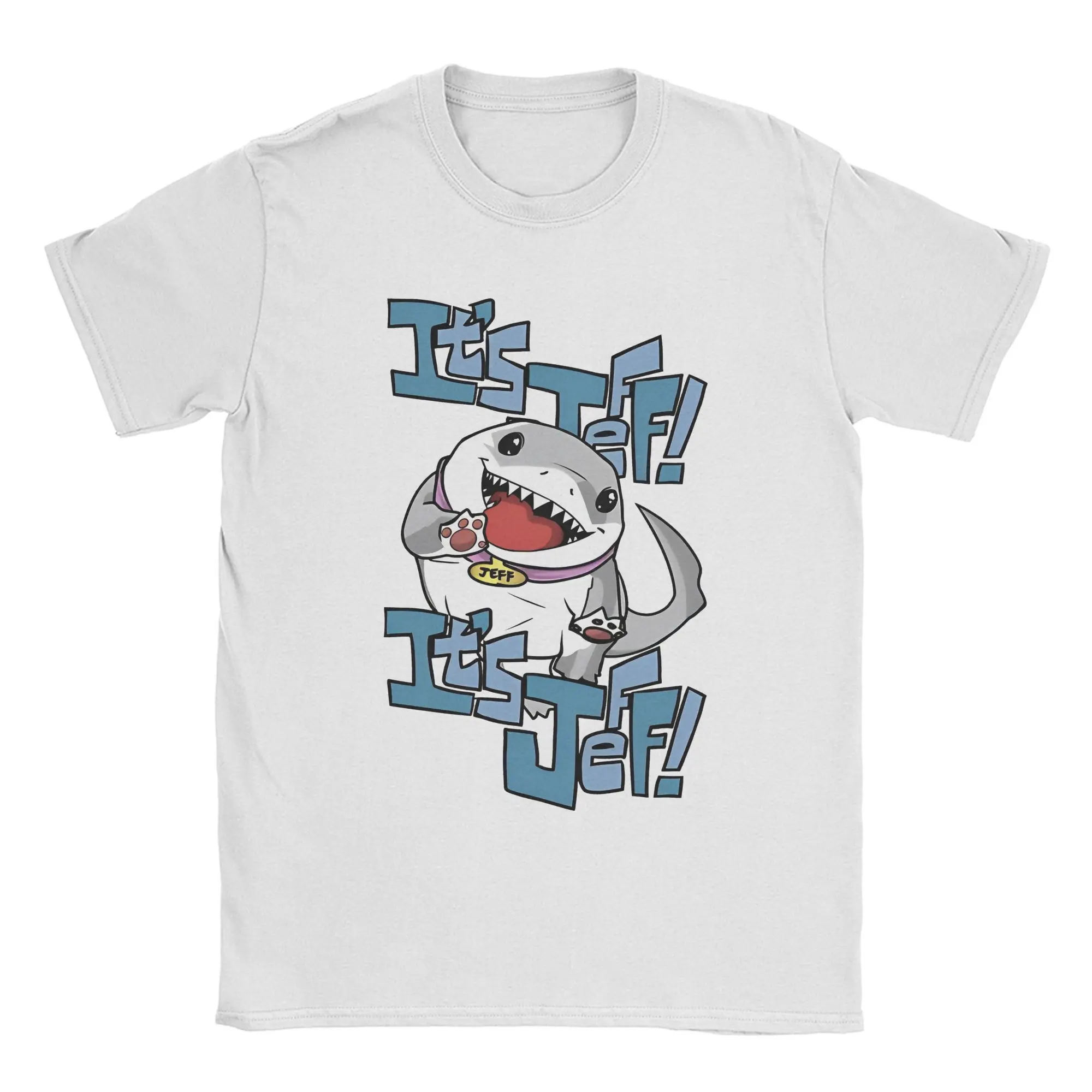 Marvel-Rivals It's Jeff The Landshark Men's T Shirts Video Game Vintage Tees Short Sleeve O Neck T-Shirt Cotton 6XL Clothes