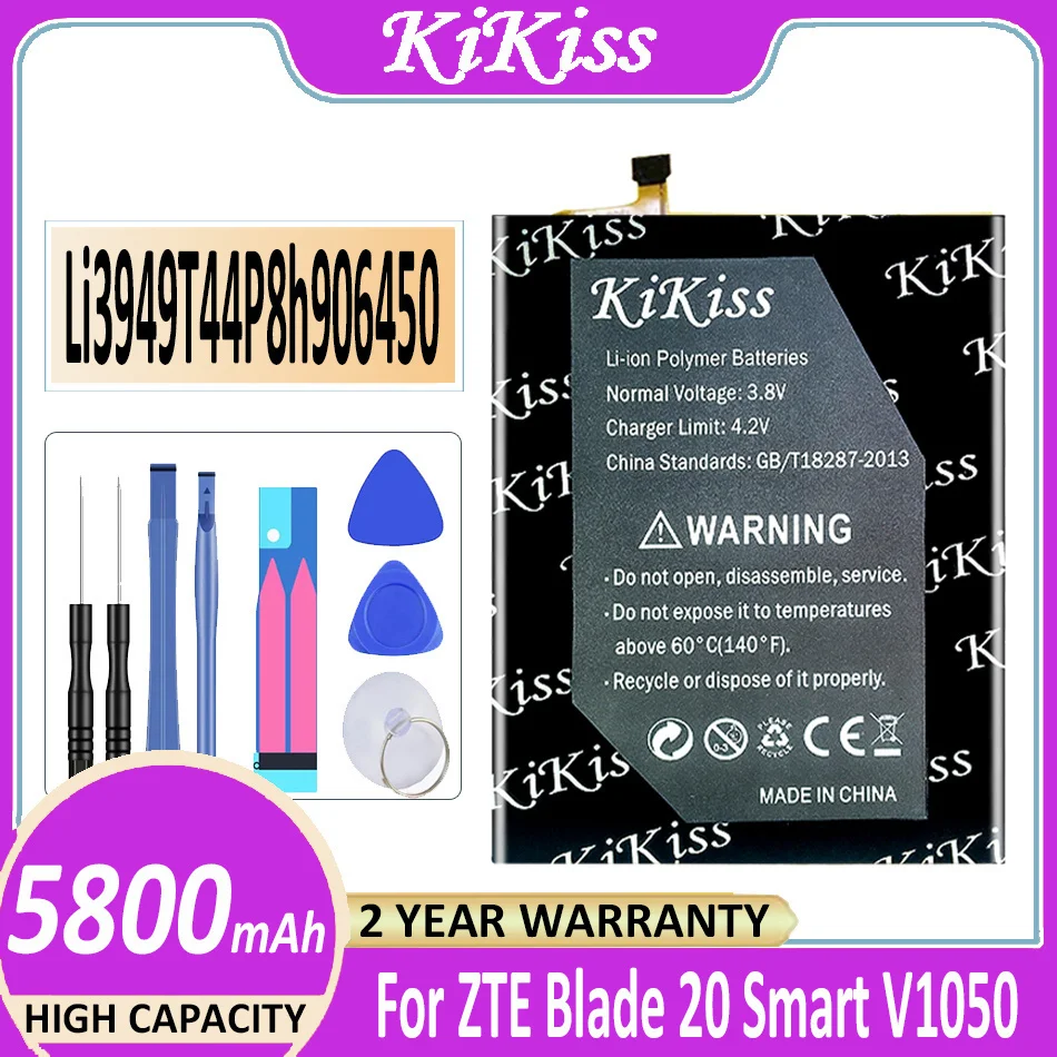 

Аккумулятор Li3949T44P8h906450 5800 мач для ZTE Blade 20 V Smart V2050 V1050