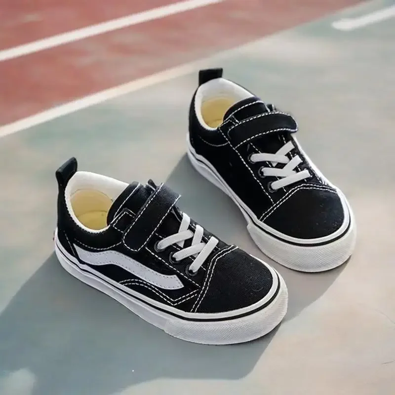 2025 حذاء قماش جديد للأطفال في سن المراهقة بنين موضة أحذية رياضية بنات حذاء كاجوال الطلاب الصغار لينة الراحة أسفل الرياضة احذية الجري #4