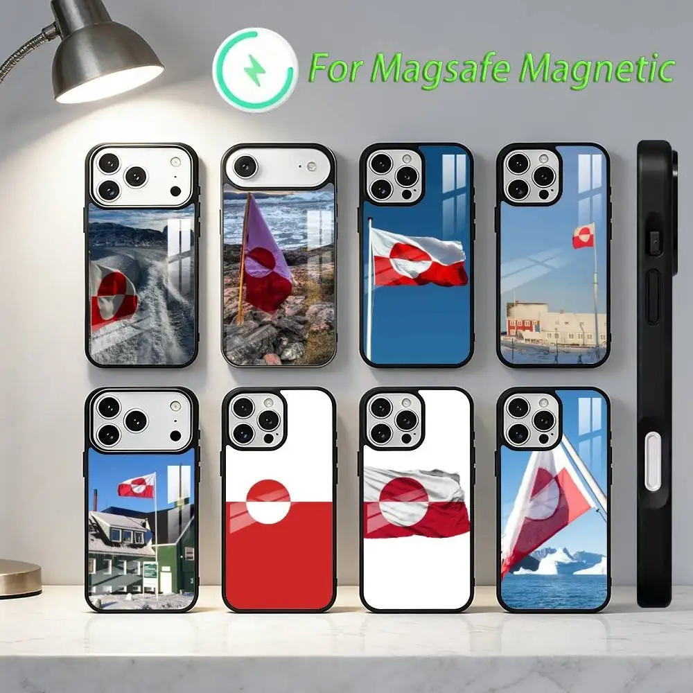 

Kalaallit Nunaat G-Greenland Phone Case For iPhone17,16,15,14,13,12,11,Plus,Pro,Max For Magsafe Wireless Charging cover