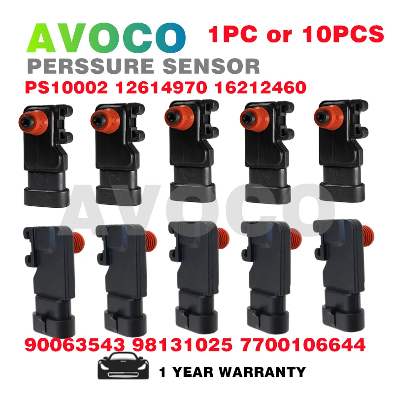 

Датчик абсолютного давления в коллекторе (MAP-сенсор) 1/10 шт., 1 бар, для Renault Laguna 1.6 16V, Megane Grandtour 1.4, 7700106644, 71739292, 16212460