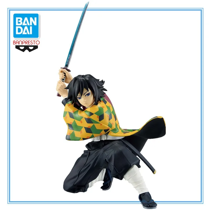 In Stock BANDAI BANPRESTO Demon Slayer VIBRATION STARS Tomioka Giyuu PVC Anime Action Figures Model Collection Toy Gift