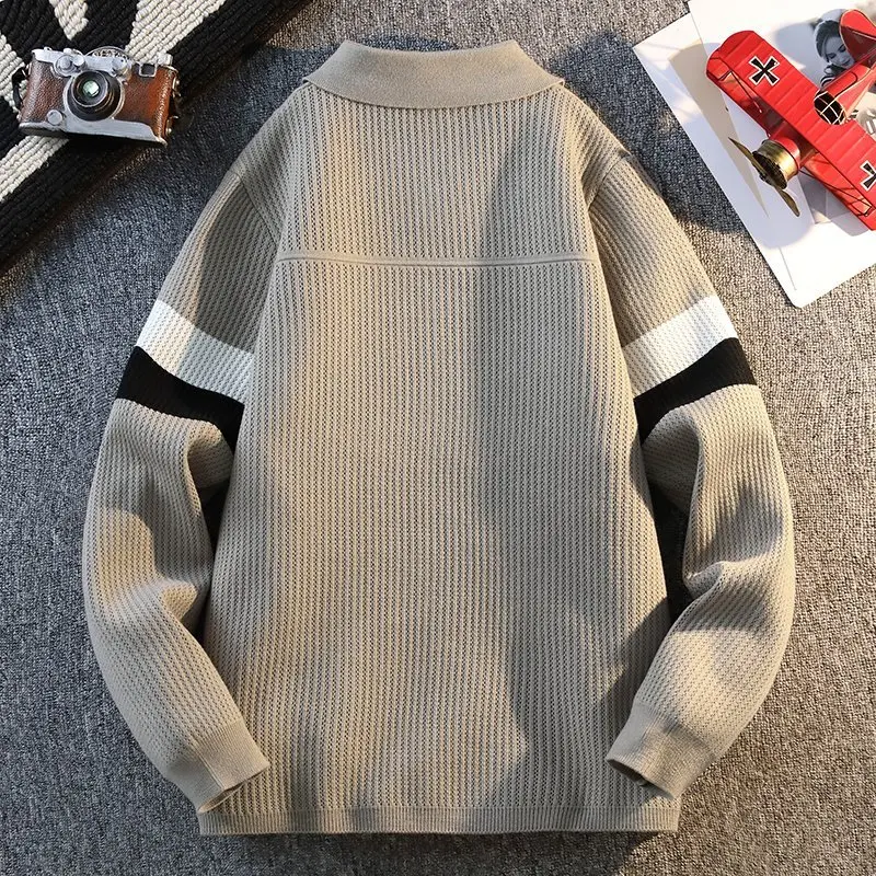 Picture 5: 2026 Spring/Summer New Style Fashion-able Versatile Knitted Cardigan Men's Sweater Jacket