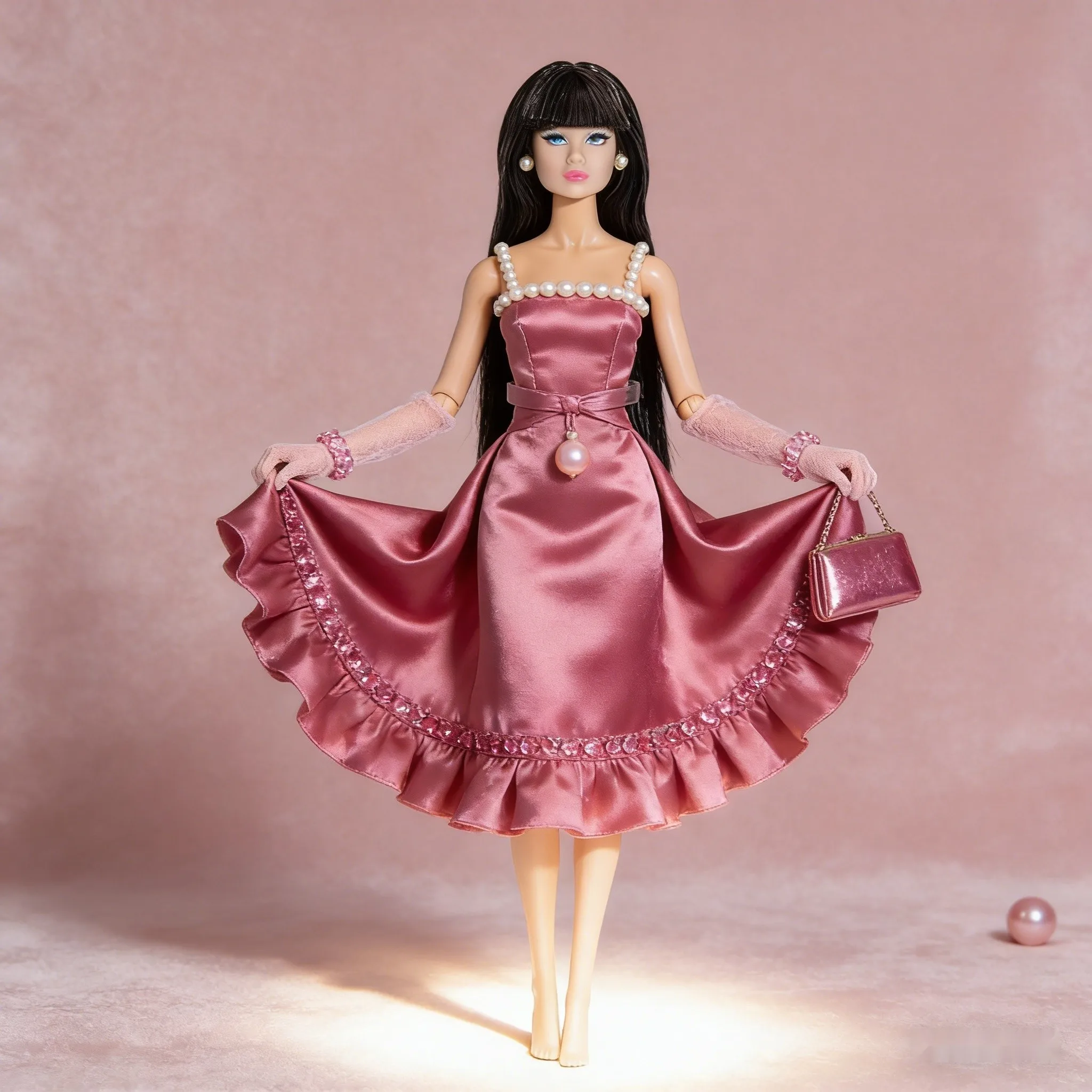 수집가급 BJD, 슈퍼 모델, 섬세한 특징과 사실적인 피부, 푹신한 머리카락, 휴일 기념품, 인형만