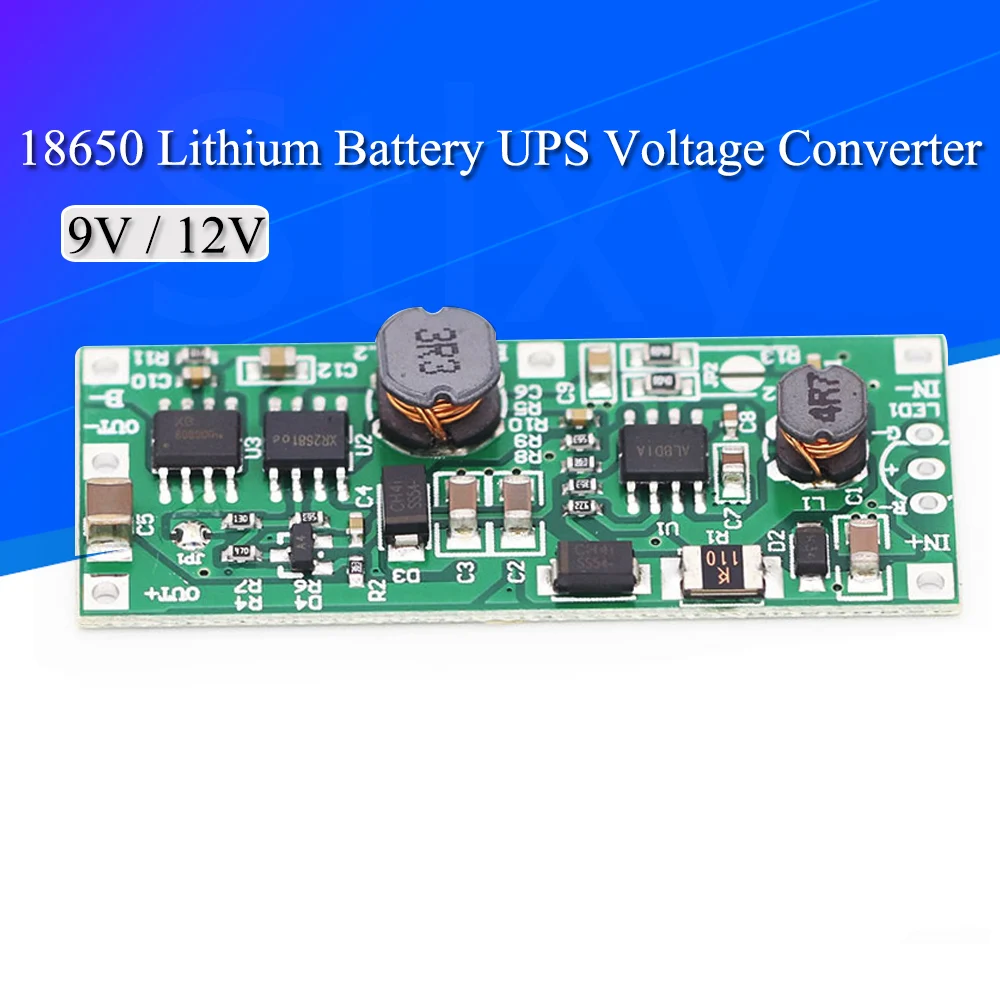 Charging Step Up Booster Module Dc 5v-12v To 9v/12v For 18650 Lithium Battery Ups Voltage Protection Converter Charge Discharge