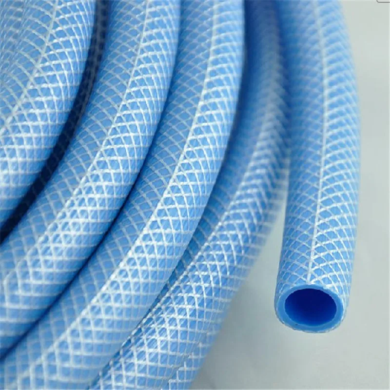 Blue Tube Highland Water Hose, Adjustable, Endurable Pipes, Household Washing, Car or Garden Hoses, 5 m/Pack, 2017, 1, 2 Inch